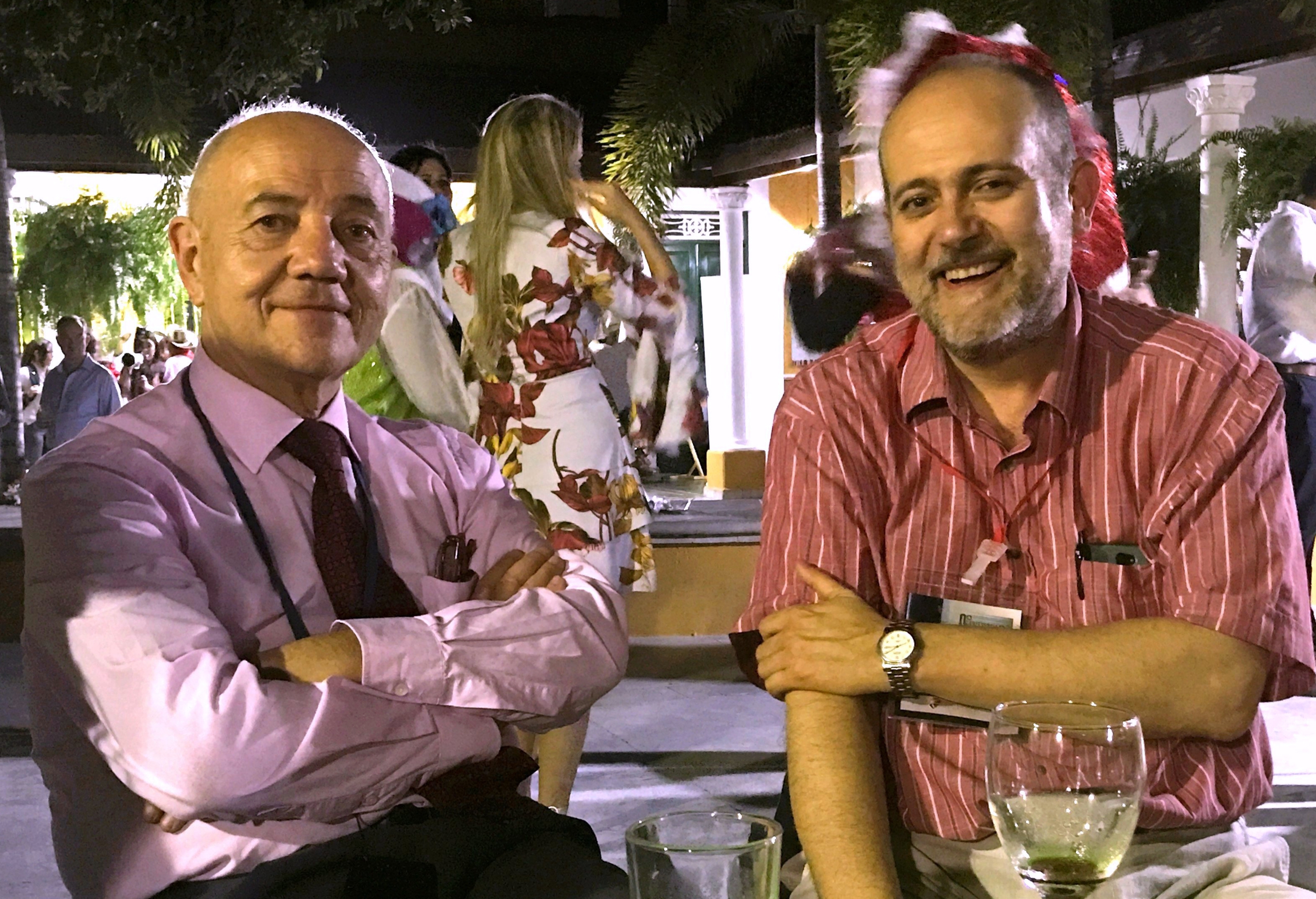 Tomàs Baiget con Luis Rodríguez Yunta, autor de la entrevista