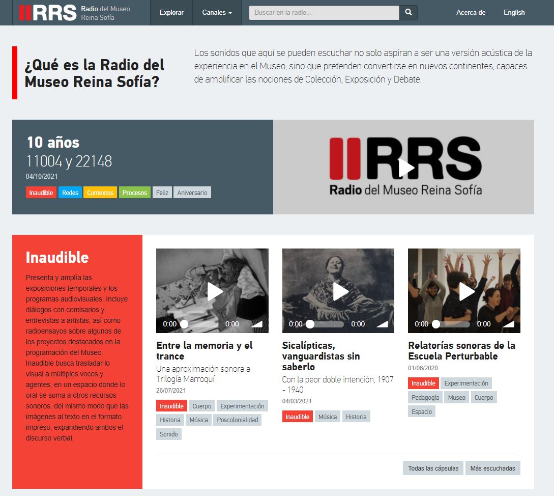 Diez años en los Proyectos Digitales del Museo Reina Sofía